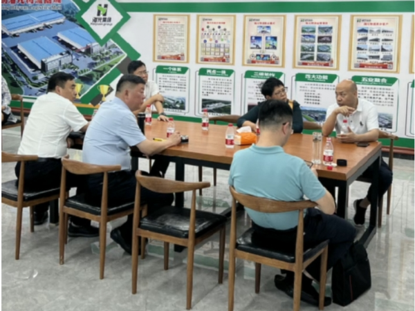 河南省商务厅产业处领导参观海元物流商城