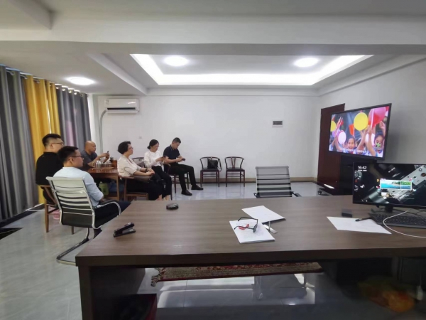 广东韶关商务局领导参观海元物流商城