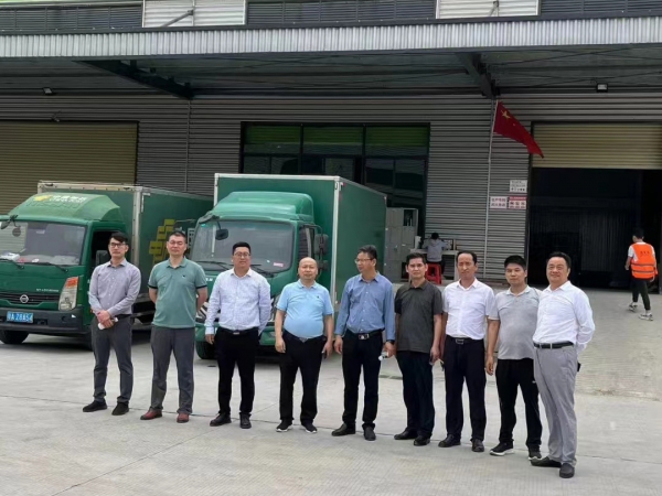 河南郑州港空港领导参观海元物流商城